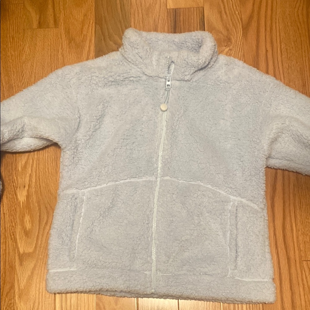 Athleta Girl Cozy blue Fleece Jacket